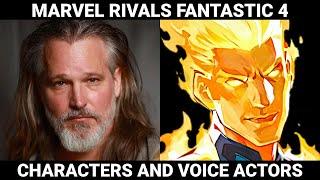 The Fantastic Four's Voice Actors in Marvel Rivals w/ Interactions