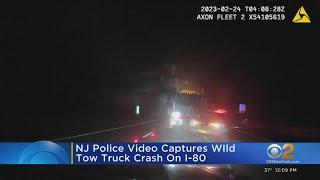 Video captures dramatic crash on I-80