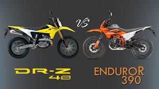 SUZUKI DRZ4S [VS] KTM 390 ENDURO R | Comparison | Mileage  | Price | Bike Informer