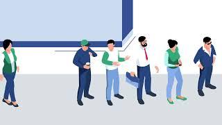 2D Explainer video | TYCO - Queue Management Alert HD