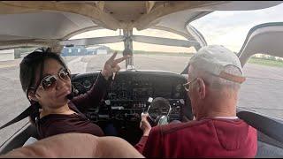 New Favorite Headset! Smoother landings and a taste of IFR | Pilot training! | Piper Warrior PA28