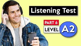 A2 Listening Test - Part 6 | English Listening Test