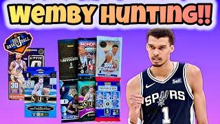 *WEMBY HUNTING!* Ripping Random Basketball Packs + 2023-24 Optic Hobby Blaster & Select Hanger Box!