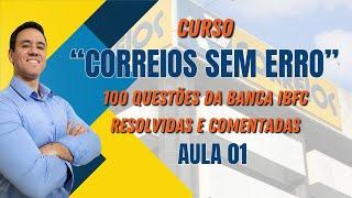 Concurso dos Correios 2024: CORREIO SEM ERRO | 100 questões  de matemática comentadas | AULA 01.