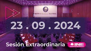 Sesión Extraordinaria del Consejo General (23/09/2024)