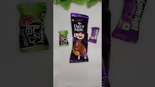 Blue colour Center Fruit+ Dairy Milk Lolly+Strawberry #shorts#shortsvideoviral