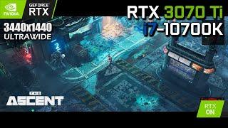 The Ascent - RTX 3070 Ti & i7-10700K | Max Settings 3440x1440 (RTX On)