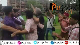 Panjab University student parties fight | pu election 2023 | #pupulse #pu