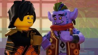 Ninjago Dragons Rising Cole And Geo Being Boyfriends For 2 Minutes Gay