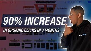 Shopify SEO Case Study - 90% Increase In Organic Clicks In 90 days