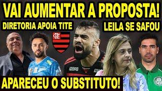 VAI AUMENTAR A PROPOSTA PRO FLAMENGO! SUBSTITUTO DE CLAUDINHO! DIRETORIA DO MENGÃO RESPALDA TITE! E+