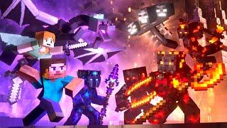 Nether VS The End - Alex and Steve Life (Minecraft Animation)