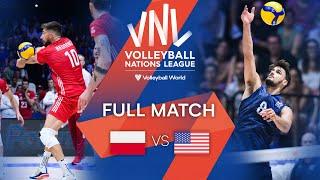  POL vs.  USA - Full Match | Semi Finals | Men's VNL 2022