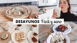 MIS DESAYUNOS FAVORITOS  Fáciles, RÁPIDOS y saludables | Museecoco