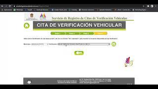 sacar cita para verificar automóvil en el estado de México