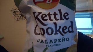 Kettle Cooked Jalapeno Flavored Lays by Frito Lay Food / Drink Review