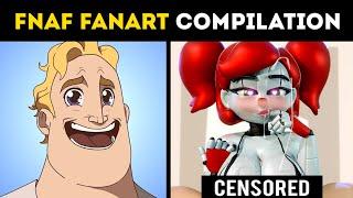 FNAF Fanart Compilation (FULL): Mr Incredible Becomes Canny Animation
