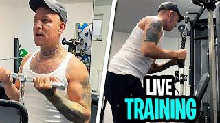 Monte LIVE am PUMPEN Stream aus dem Home-Gym | MontanaBlack Stream Highlights