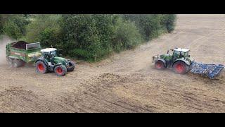 Mist Streuen 2024 / 3x Fendt / Mist Streuen und Einarbeiten