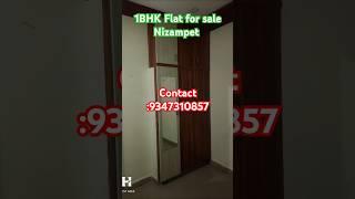 1BHK Flat for sales 38 lakhs #nizampet #property #sales #hyderabad