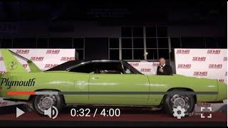 Mark Worman’s 707 HP Hellcrate Supercharged 1970 Plymouth Superbird Tribute at the SEMA Reveal