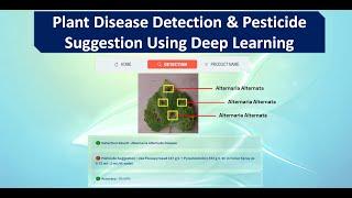 Plant Disease Detection Pesticide Suggestion Using Deep Learning | Plant Disease Classification