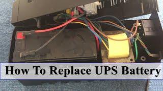 How To Replace UPS Battery