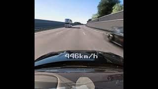 Over 400km/h on German AUTOBAHN with 1500hp Nissan GT-R