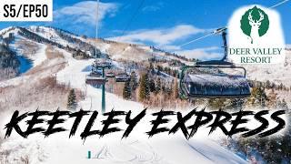 Deer Valley's NEWEST CHAIRLIFT and TERRAIN! - Keetley Express