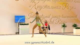 Anastasia Sergeeva (RUS) - Junior 01 - Crystal Rose Cup Minsk 2018