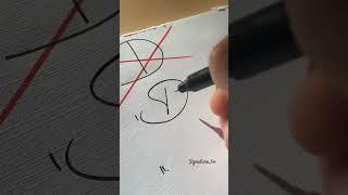 How to sign the letter D?️