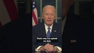 President Biden wishes the next administration success