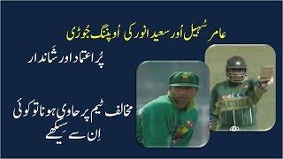 Saeed Anwar and Aamir Sohail's best opening stand