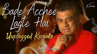 Bade Achhe Lagte Hain | Unplugged Karaoke | Amit Kumar | R. D. Burman