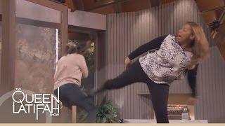 Stuntwoman Showdown on The Queen Latifah Show