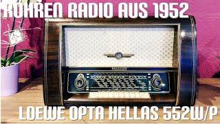 Röhrenradio aus dem Jahre 1952 der Loewe Opta Hellas 552W/P