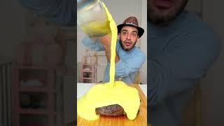 رقصة الأكل الشهيرة على ستيك توماهوك العملاق The Popular Food Dancing - Giant Tomahawk Steak #Shorts