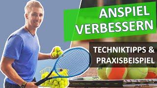 Tennistrainer Anspiel verbessern - So platzierst Du punktgenau! Praxisbeispiel für Tennistrainer