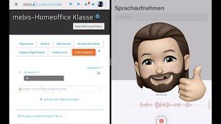 Audio in Lernplattformen wie Mebis mit dem iPad verwenden
