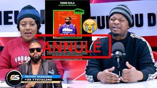 WENGE EN DEUIL REACTION De PI ROGER APRES ANNULATION CONCERT DEFENSE ARENA DE FERRE TRAHIT