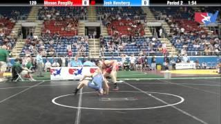 Fargo 2012 120 Round 3: Mason Pengilly (California) vs. Josh Newberg (Washington)