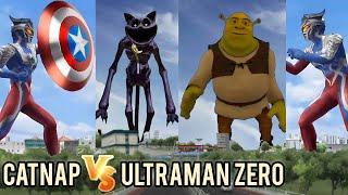 ULTRAMAN ZERO vs CATNAP POPPY PLAYTIME CHAPTER 3 - TRUCK OLENG ULTRAMAN RED JAVA