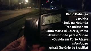 Radio Dabanga, 7315 kHz