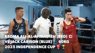 Keoma Ali Al-ahmadieh (RED) CAN  VS Jack Carison (BLUE) AUS  60kg 2025 Independence Cup