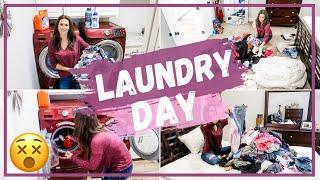 *ULTIMATE* LAUNDRY DAY 2021 || LAUNDRY MOTIVATION || MOM OF 4 LAUNDRY ROUTINE || FITBUSYBEE