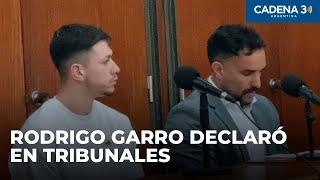 Rodrigo Garro declaró luego del accidente y quedó acusado de homicidio culposo | Cadena 3 Argentina