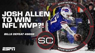 JOSH ALLEN FOR NFL MVP?!  Herm Edwards reacts to the Bills' DOMINANT WIN vs. 49ers  | SportsCenter