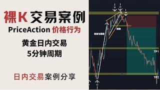 [Price Action]《黄金5分钟周期 日内交易》 | 价格行为 裸K交易 日内交易案例  | 裸K交易课 | 老K的交易课