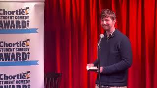 Comedian Harry Keith taking part in the Chortle Student Comedy Award 2025