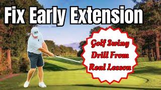 Fix Early Extension With Great Golf Swing Drill